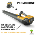 SOFFIATORE A BATTERIA STIGA SAB 500 AE 48V 650W + BATTERIA 4Ah E CARICATORE0
