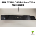 LAMA DX MULCHING 84cm 182004360/0 RICAMBIO ORIGINALE GGP STIGA PER TRATTORINI0