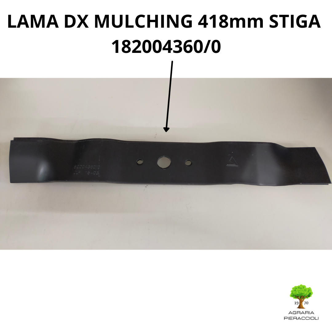 LAMA DX MULCHING 84cm 182004360/0 RICAMBIO ORIGINALE GGP STIGA PER TRATTORINI0