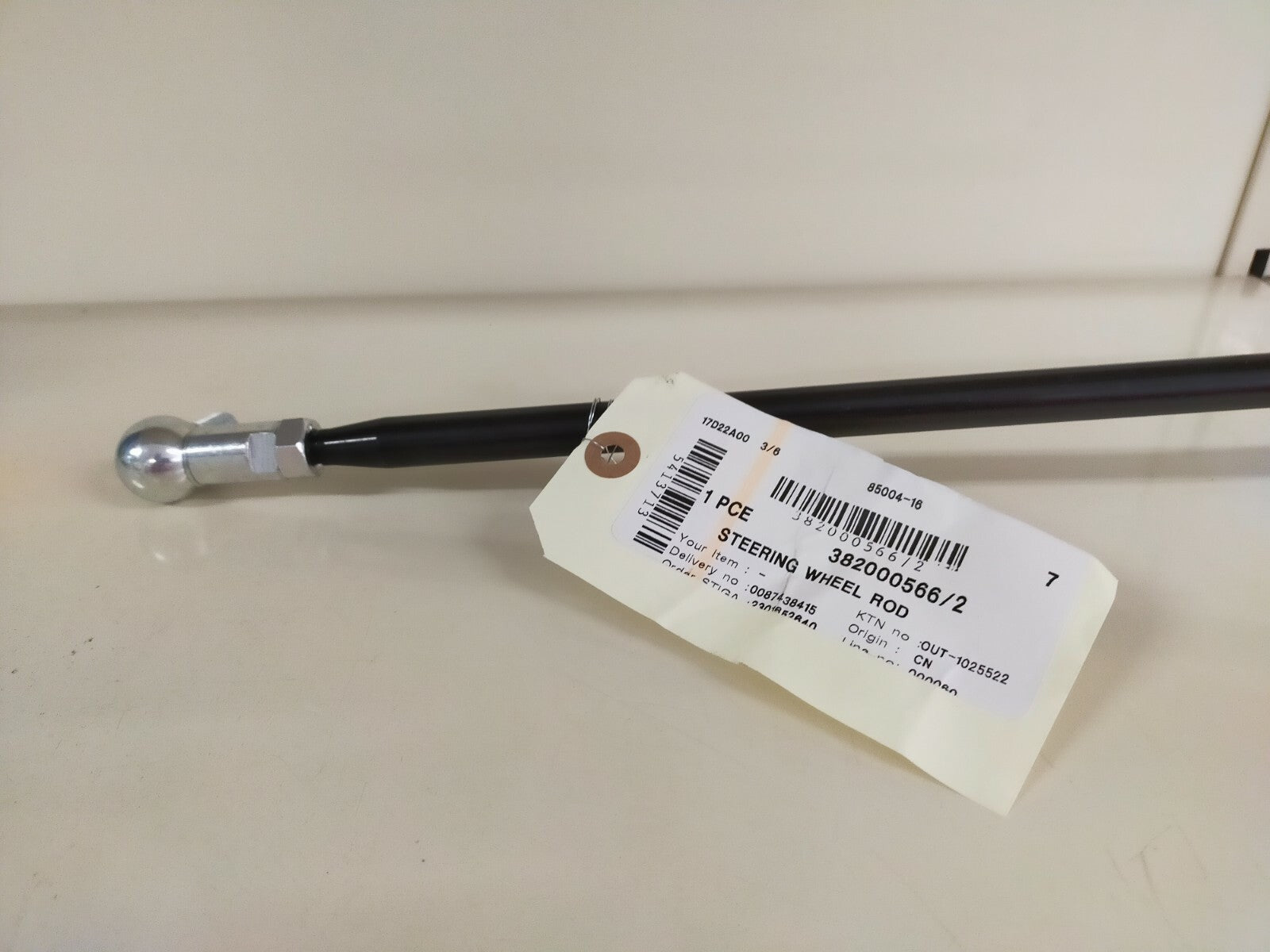 ASTA COMANDO STERZO RICAMBIO ORIGINALE STIGA ALPINA 382000566/2 PER TRATTORINI 1
