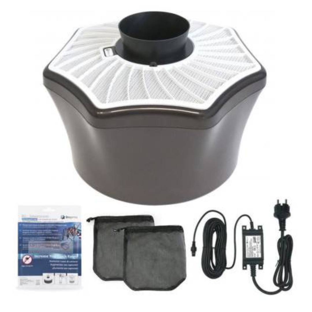 BIOGENTS BG-MOSQUITAIRE TRAPPOLA ANTIZANZARE ZANZARA DA ESTERNO COPERTURA 300MQ1