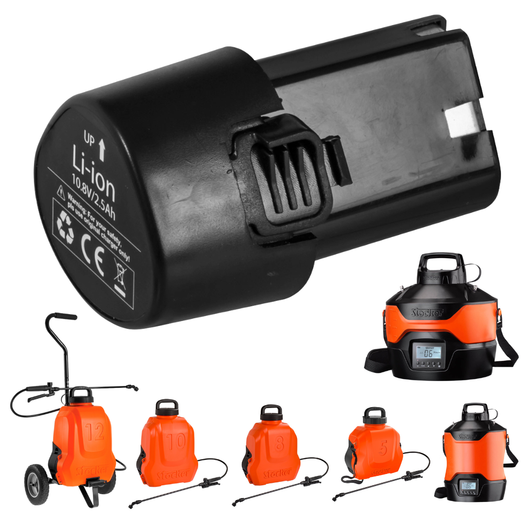 STOCKER BATTERIA 2,5Ah 237/4 LITIO ORIGINALE PER POMPA ELETTRICA NEBULIZZ GEYSER0