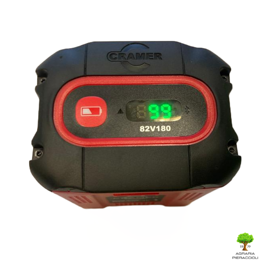 MOTOSEGA PROFESSIONALE 82V CRAMER 82TCS15 CON ZAINO E KIT BATTERIA 2,5Ah6