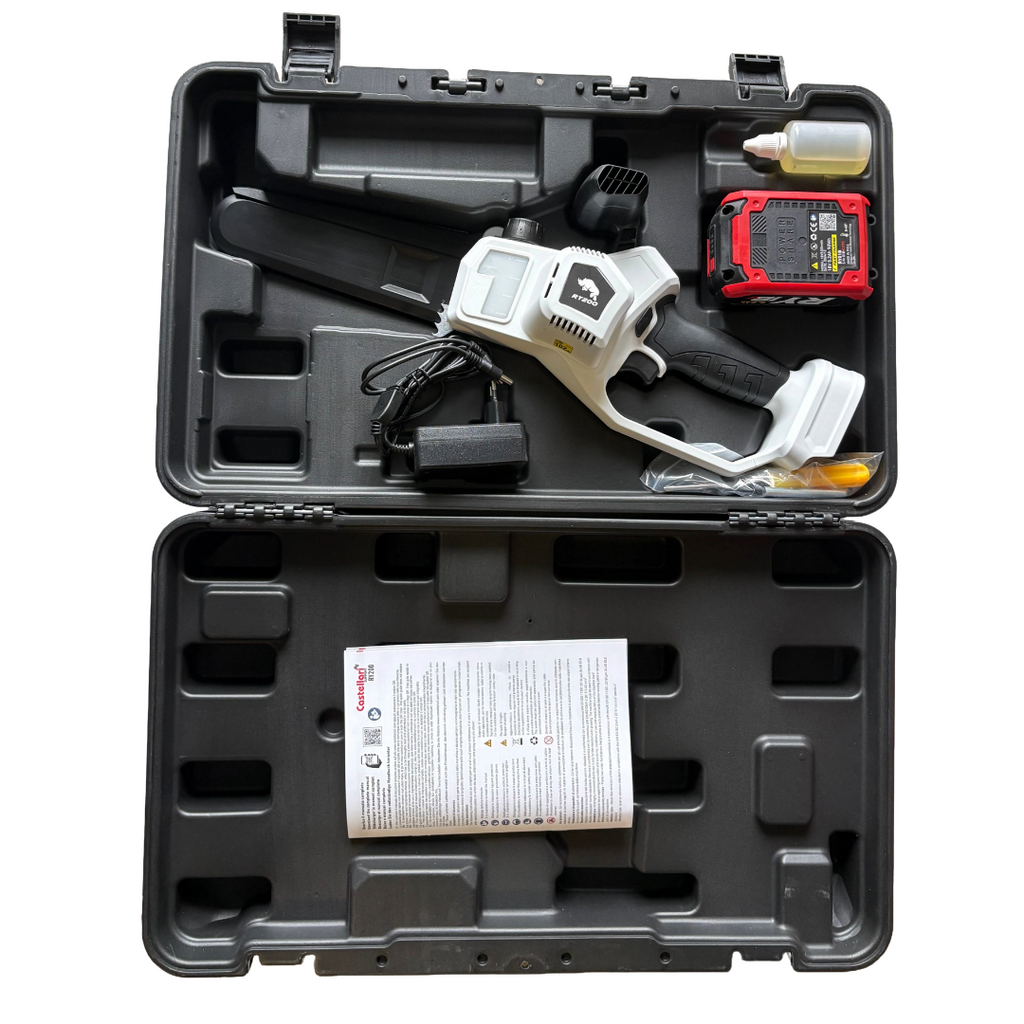 CASTELLARI POTATORE RY200 PROFESSIONALE+ KIT BATTERIA 5.2Ah 18V + CARICABATTERIE3