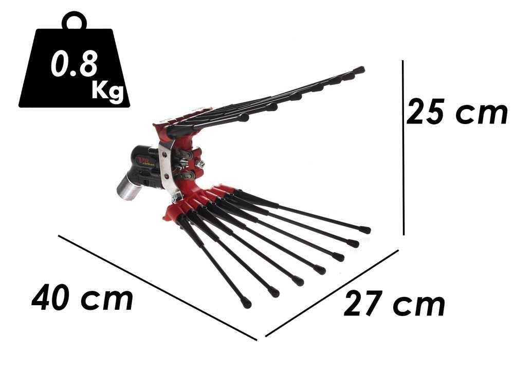LISAM V8 CARBON SBATTITORE ABBACCHIATORE PETTINE PNEUMATICO RACCOLTA OLIVE2