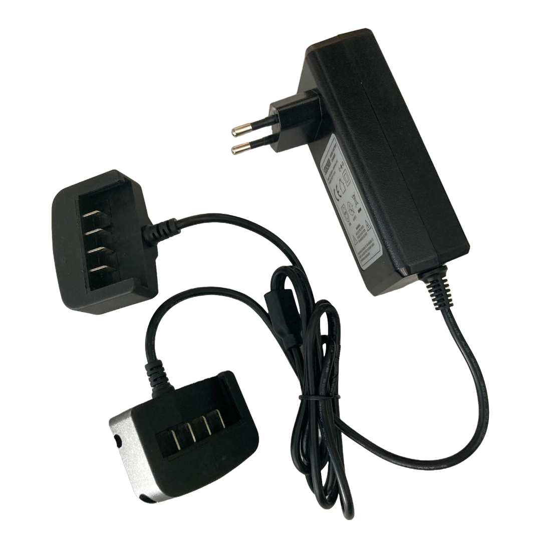 STOCKER CARICABATTERIE CARICATORE DOPPIO ORIGINALE MAGMA SYSTEM 21V + GEYSER 25L1