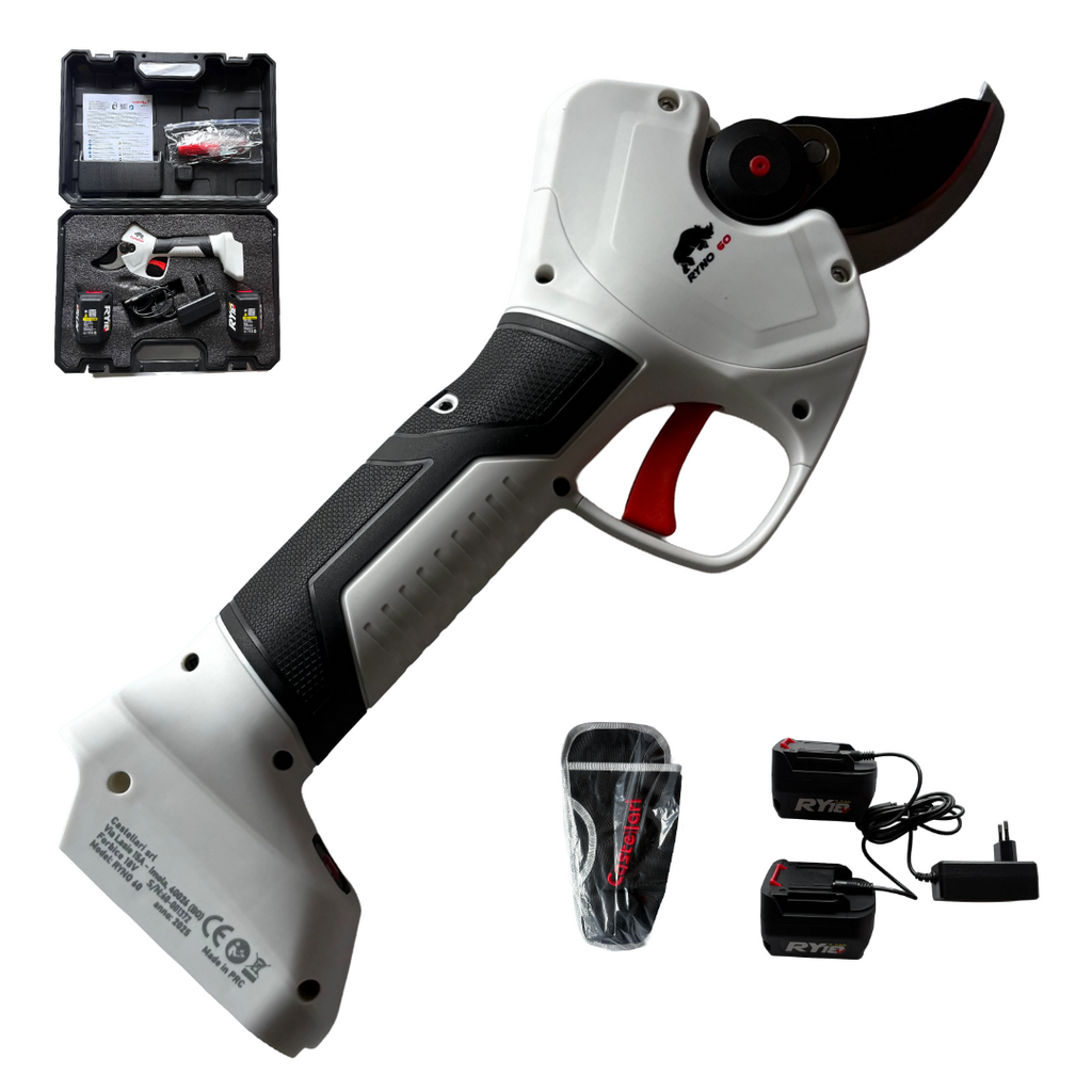 CASTELLARI FORBICE POTATURA RYNO 60 PROFESSIONALE + KIT 2 BATTERIE 2.5Ah 18V0