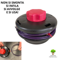 TESTINA IBEA ACTIVE DECESPUGLIATORE UNIVERSALE "BATTI E VAI" RICARICA FACILE0