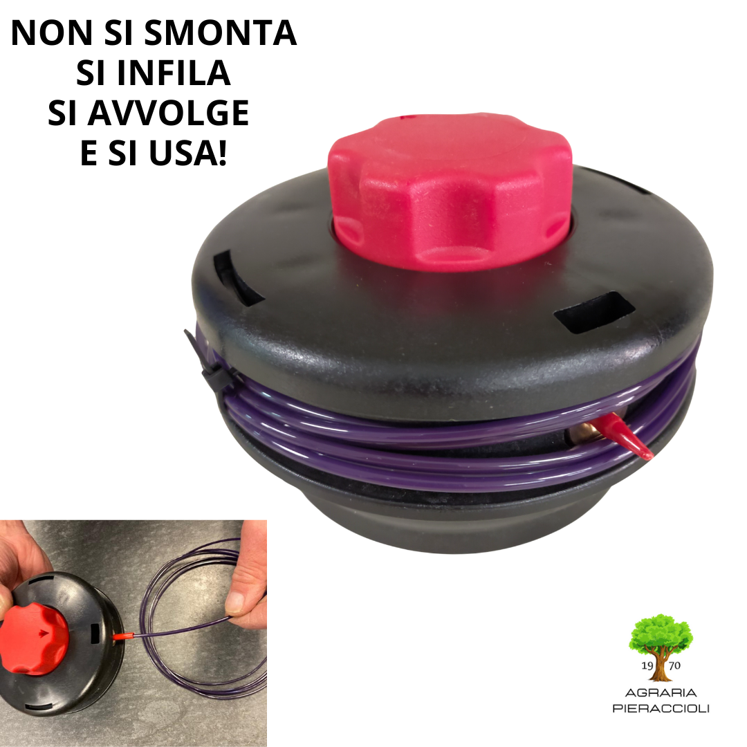 TESTINA IBEA ACTIVE DECESPUGLIATORE UNIVERSALE "BATTI E VAI" RICARICA FACILE0