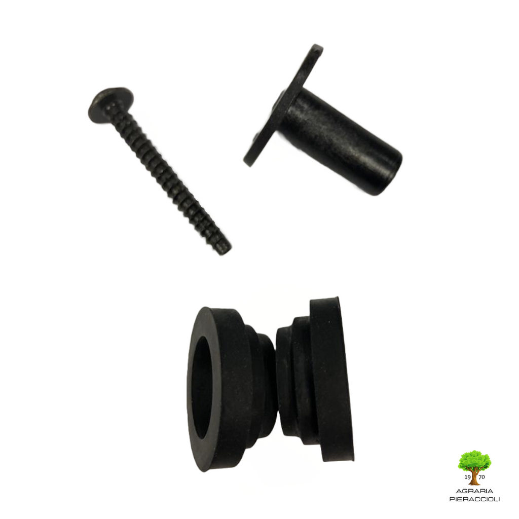 GOMMINI E VITE ORIGINALI PER IMPUGNATURA MOTOSEGA HITACHI CS25 TANAKA TCS 28012