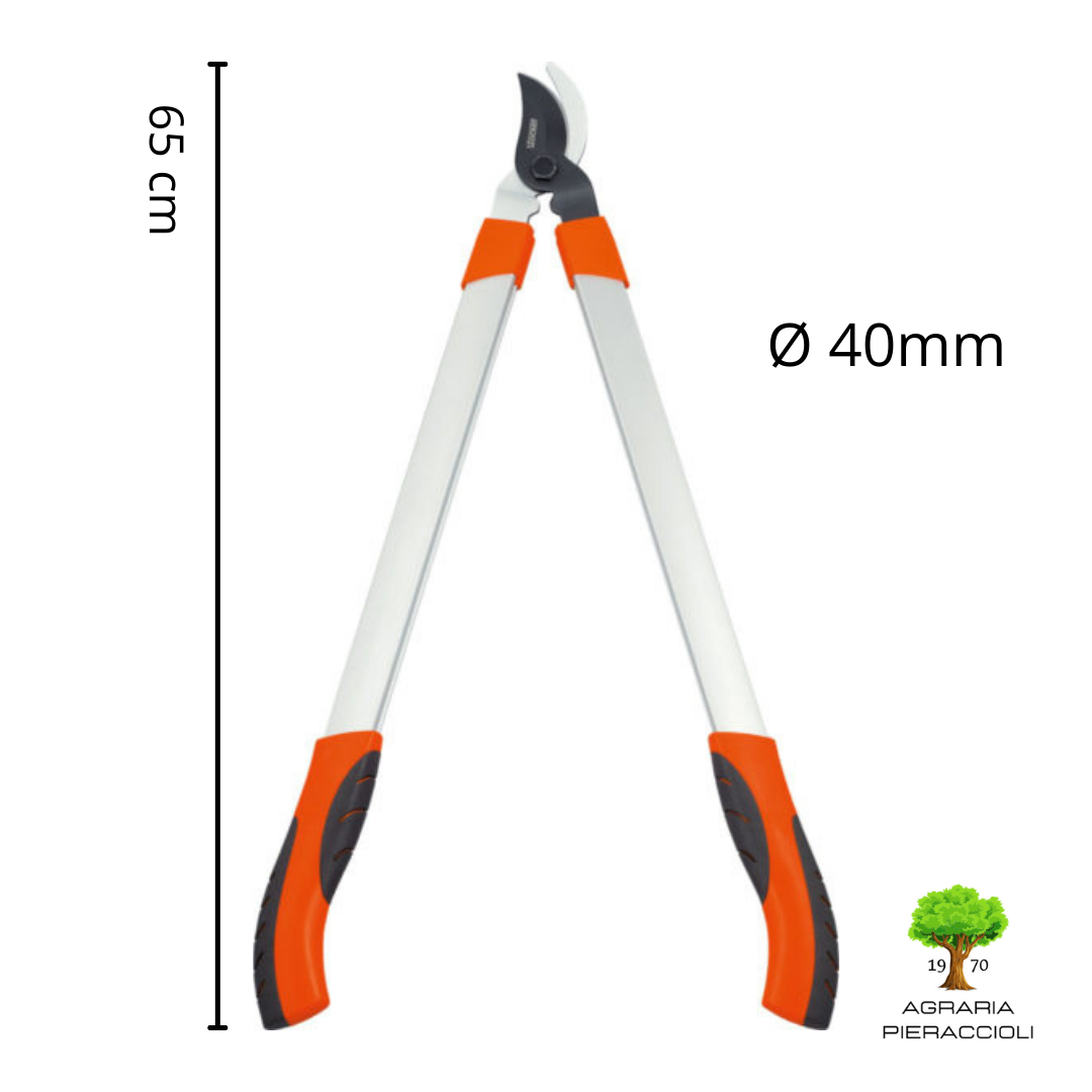 TRONCARAMI HOBBY 65 BYPASS STOCKER 7232 LUNGHEZZA 65cm TAGLIO 40mm IN ALLUMINIO0