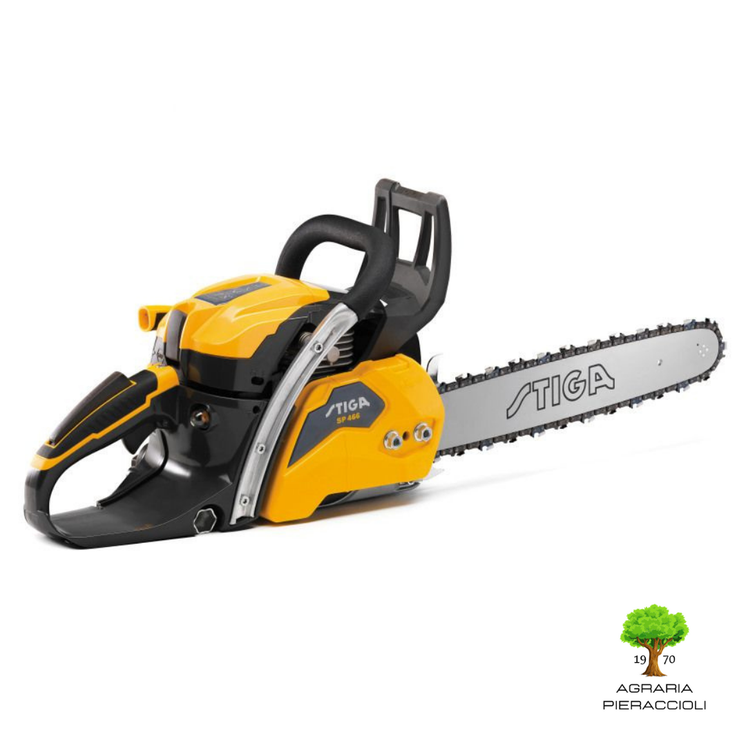 MOTOSEGA A SCOPPIO STIGA SP 466 (18") DA 46,5cc 2,1Kw LUNGHEZZA LAMA 45 cm 2