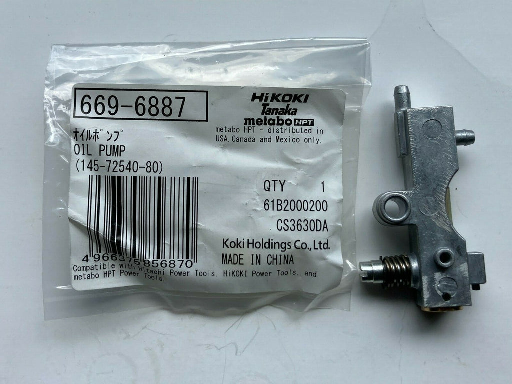 POMPA OLIO ORIGINALE HITACHI PER MOTOSEGA CS40EA CS51  E BATTERIA 36V  CS36DL0