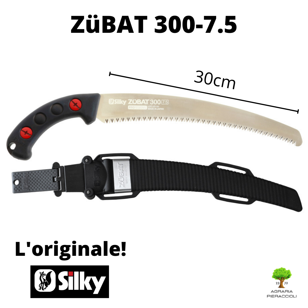 SEGHETTO SEGA SILKY ZUBAT PROFESSIONALE 300-7.5 LAMA 300mm CON FODERO MADE JAPAN0