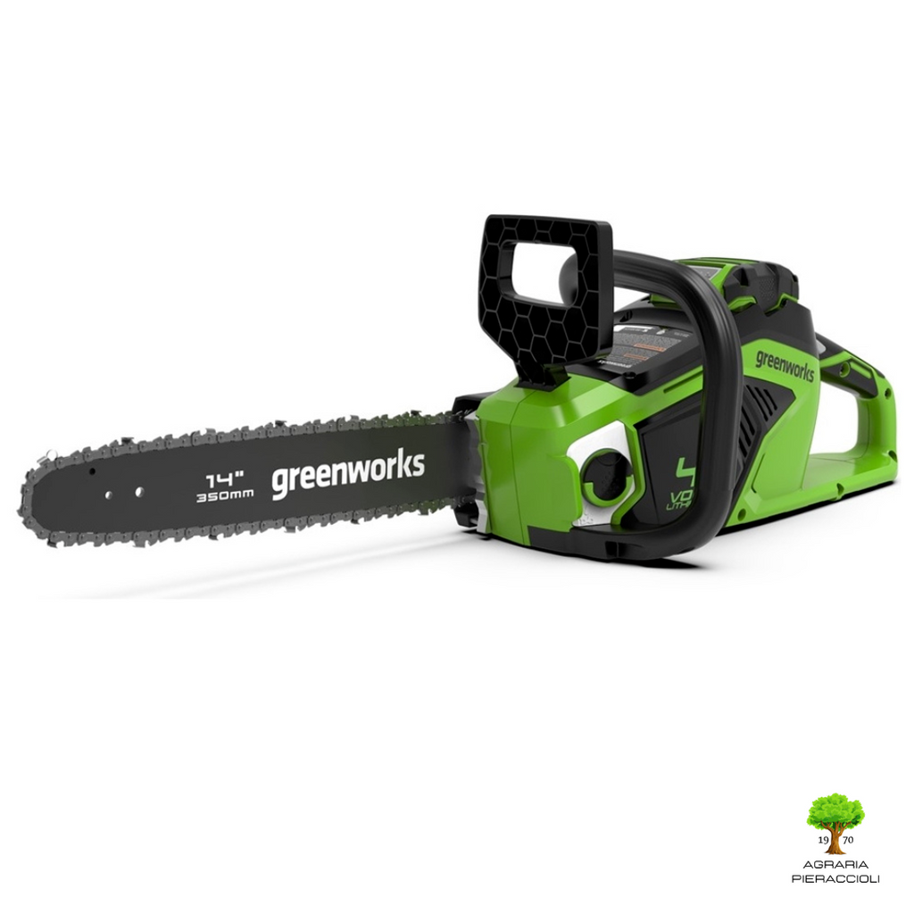 MOTOSEGA GREENWORKS GD40CS15 A BATTERIA 40V POTENTE 1.5kW COMPLETA BATTERIA 4Ah1