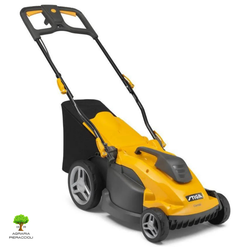 TOSAERBA ELETTRICO STIGA COMBI 340 C 1600W TAGLIO 38cm + KIT MULCHING3