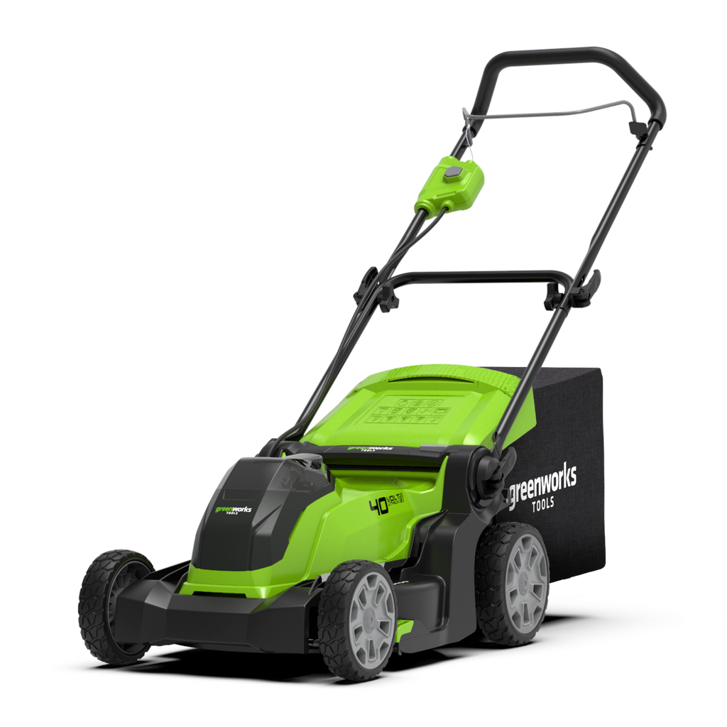 TOSAERBA RASAERBA A BATTERIA 40V GREENWORKS G40LM41 Ø41cm + KIT BATTERIA 4Ah 1