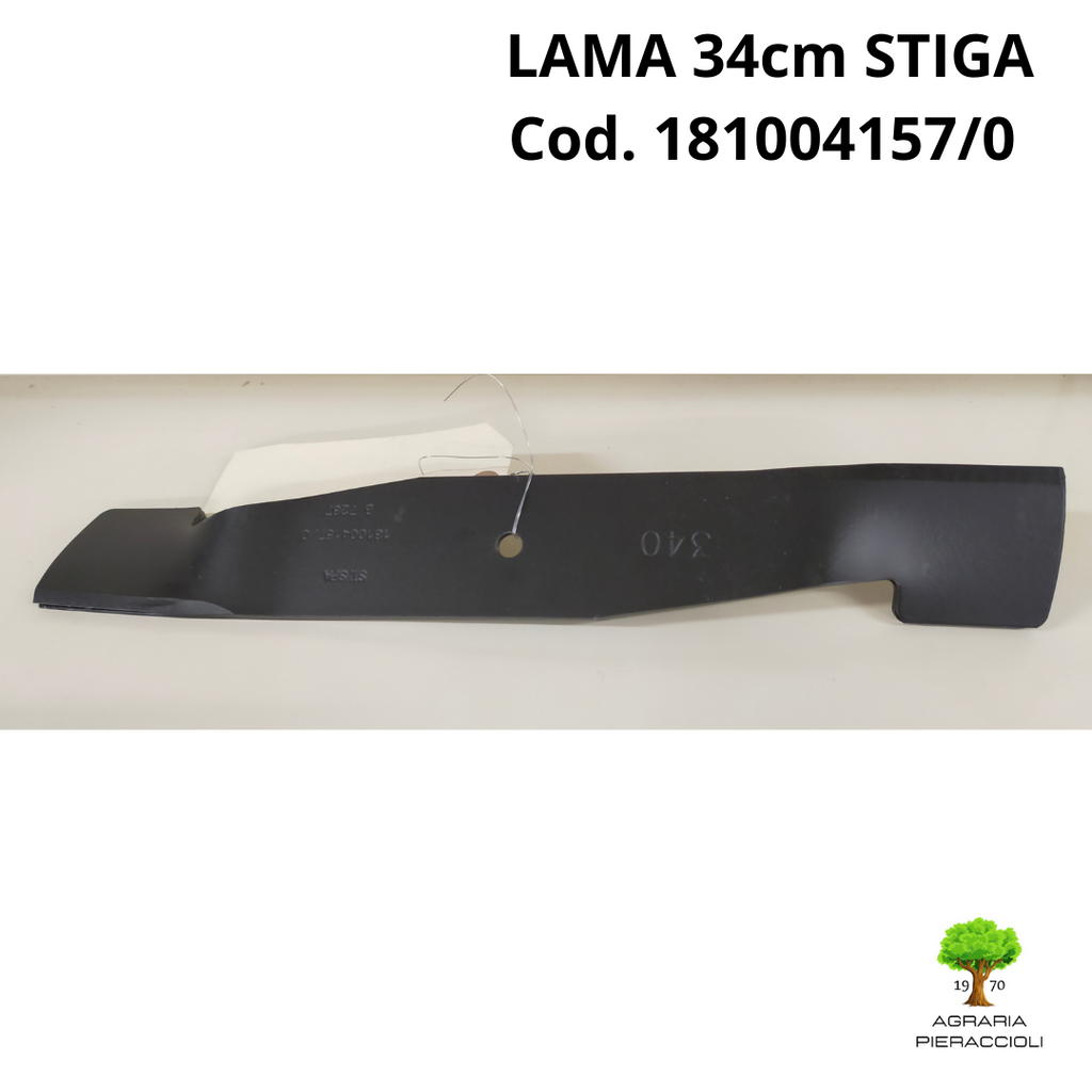 LAMA  34cm 181004157-181004465 RICAMBIO ORIGINALE TOSAERBA  STIGA COMBI 36 E0