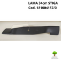 LAMA  34cm 181004157-181004465 RICAMBIO ORIGINALE TOSAERBA  STIGA COMBI 36 E0