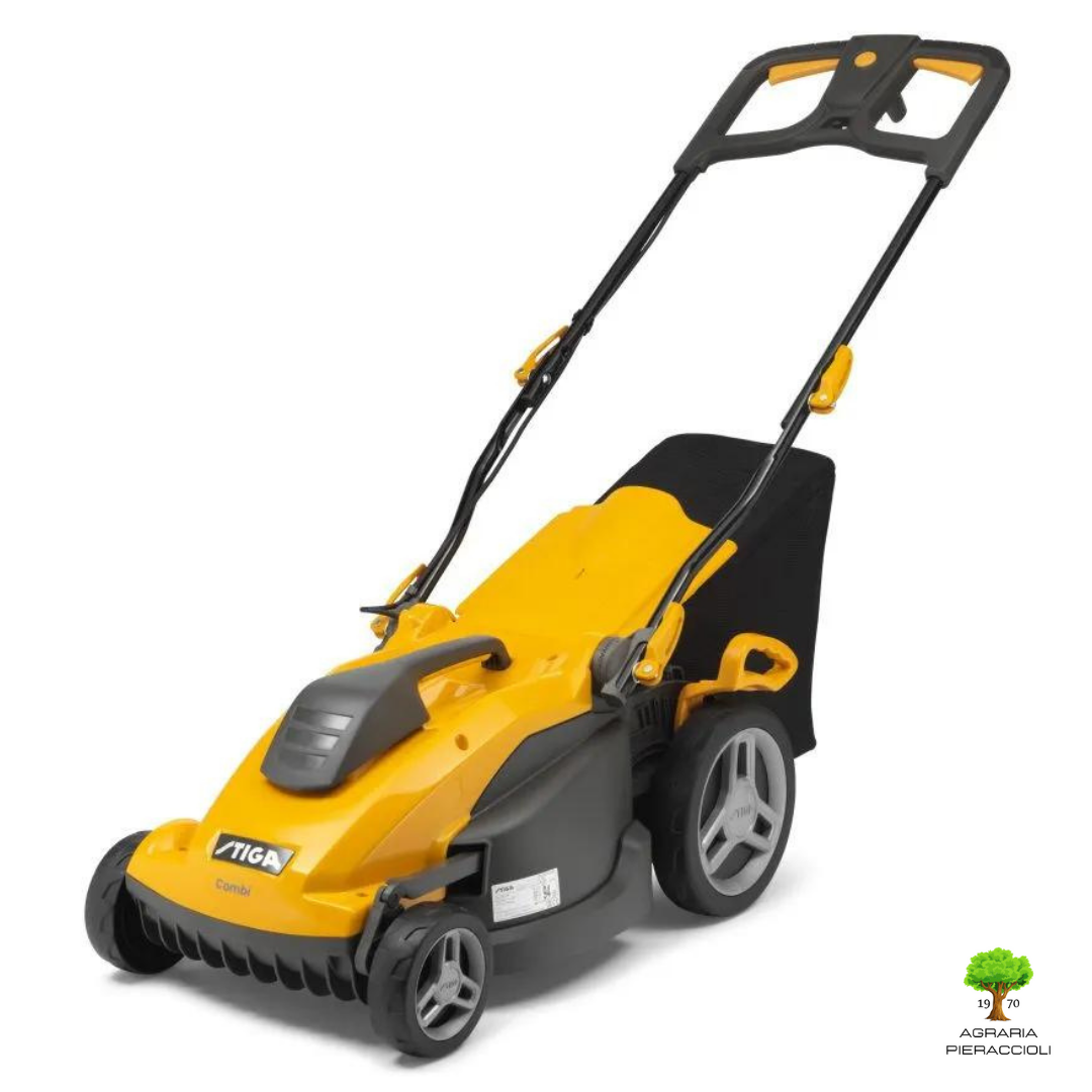 TOSAERBA ELETTRICO STIGA COMBI 340 C 1600W TAGLIO 38cm + KIT MULCHING1