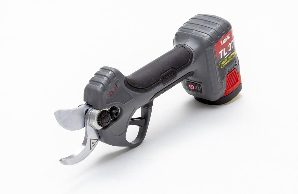 LISAM TL 37 FORBICE A BATTERIA DA POTATURA Ø37mm 2 BATTERIE 4,5Ah FODERO INCLUSO3