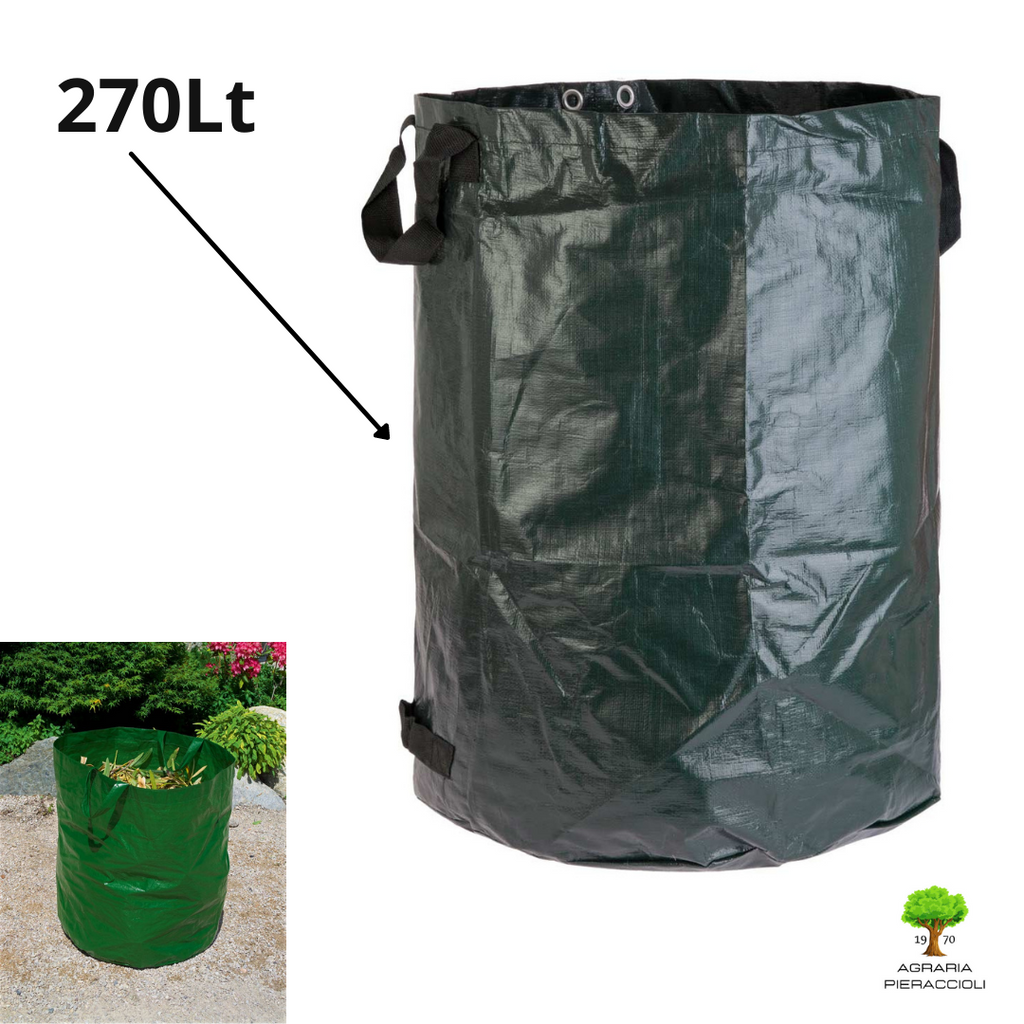 SACCO DA GIARDINO XL STOCKER 270Lt DA RACCOLTA LAVABILE RINFORZATO0