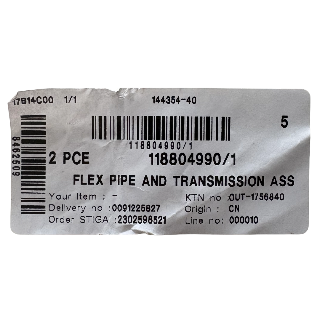 STIGA ALBERO FLESSIBILE E SUPPORTO TRASMISSIONE 118804990 SBC 653 SBC 6453