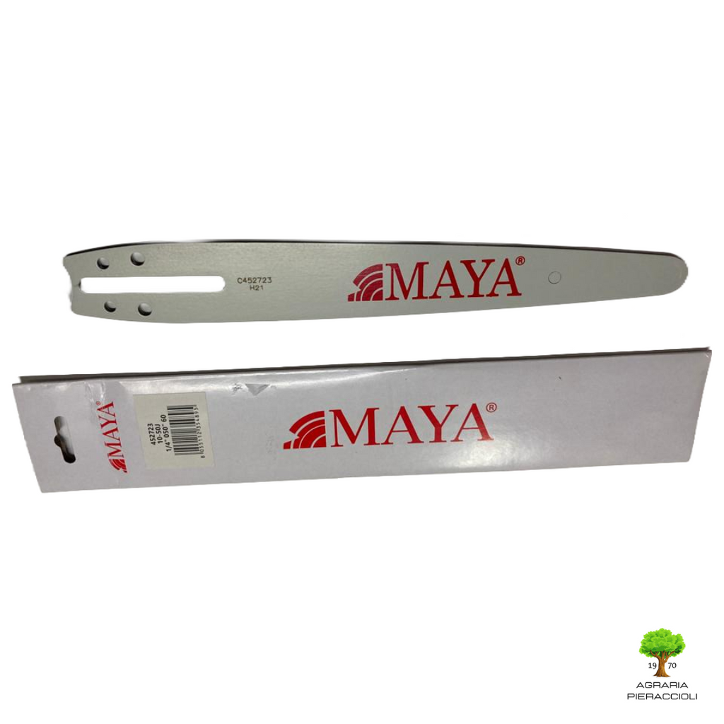 BARRA/LAMA CARVING MOTOSEGA 25cm-10" MAYA  PASSO 1/4" SPES. 1.3mm  MAGLIE 602