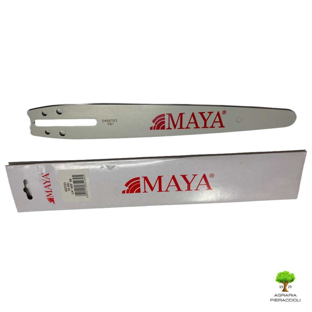 BARRA/LAMA CARVING MOTOSEGA 25cm-10" MAYA  PASSO 1/4" SPES. 1.3mm  MAGLIE 602