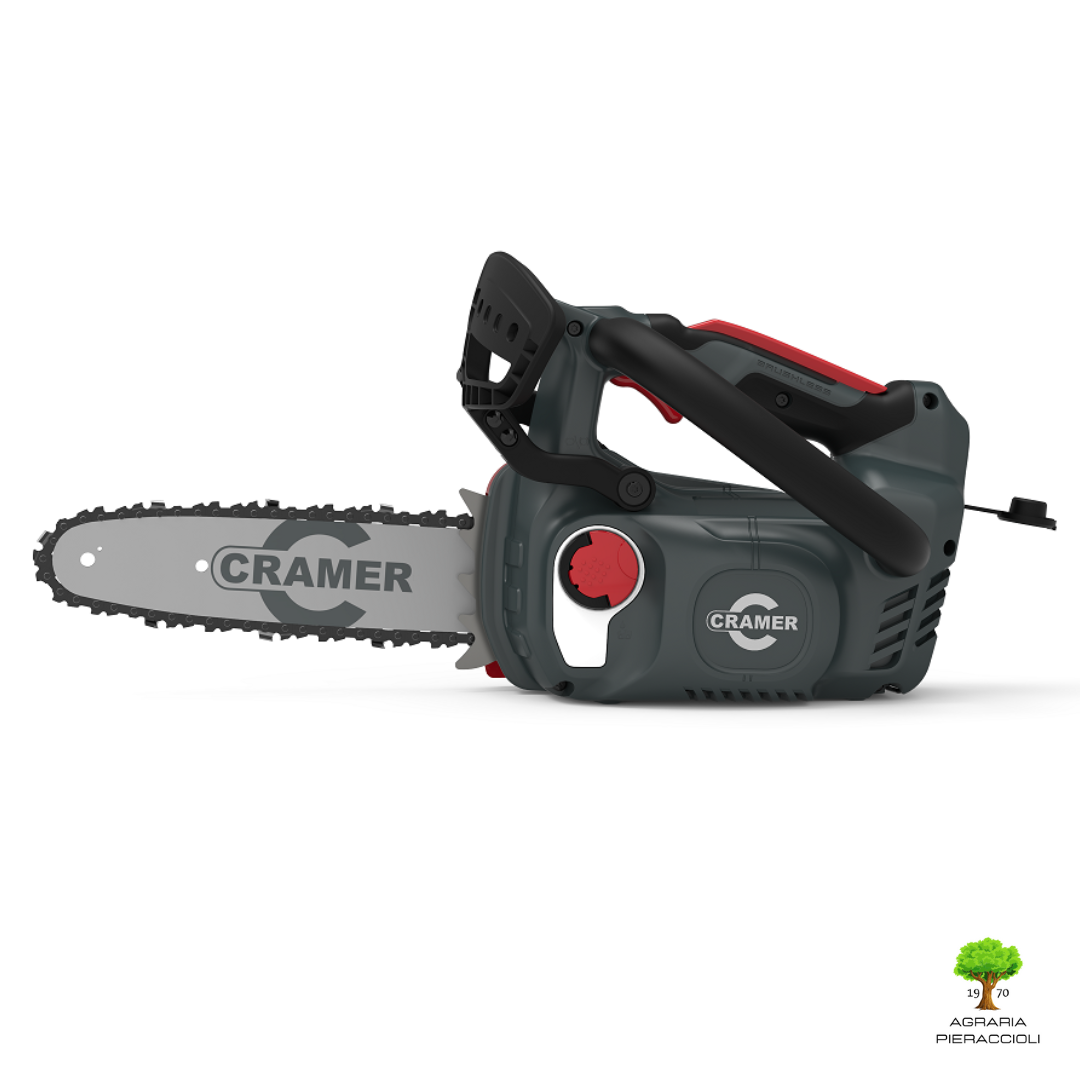 MOTOSEGA PROFESSIONALE 82V CRAMER 82TCS15 CON ZAINO E KIT BATTERIA 2,5Ah3