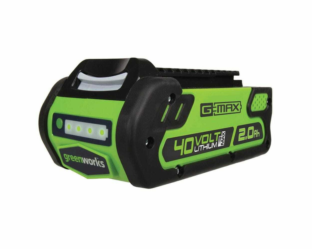 MOTOSEGA GREENWORKS GD40TCS A BATTERIA 40V DA POTATURA CON KIT BATTERIA 2Ah4