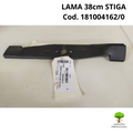 LAMA ALETTATTA 38cm 181004162 RICAMBIO ORIGINALE STIGA TOSAERBA EL 380 COMBI 400