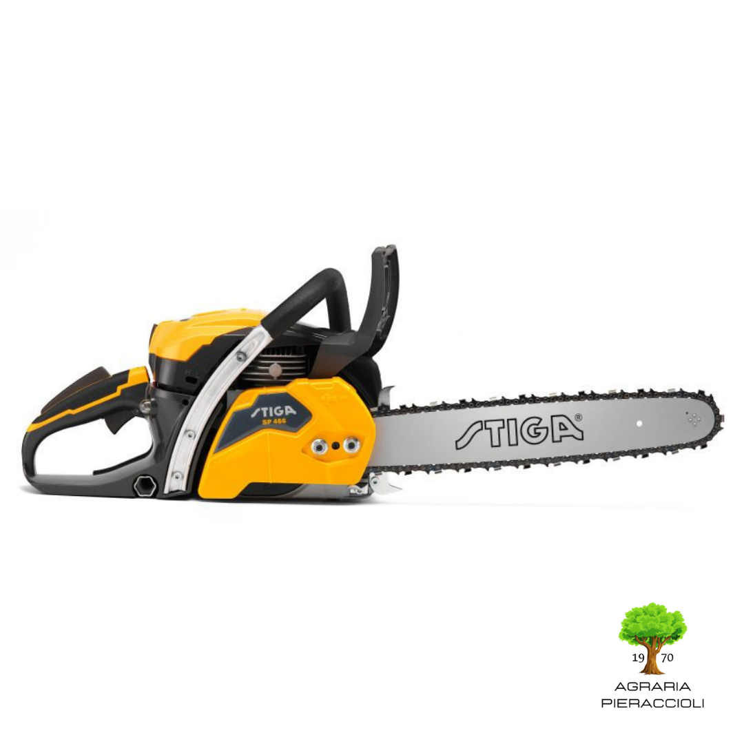 MOTOSEGA A SCOPPIO STIGA SP 466 (18") DA 46,5cc 2,1Kw LUNGHEZZA LAMA 45 cm 3