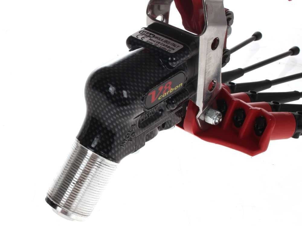 LISAM V8 CARBON SBATTITORE ABBACCHIATORE PETTINE PNEUMATICO RACCOLTA OLIVE4