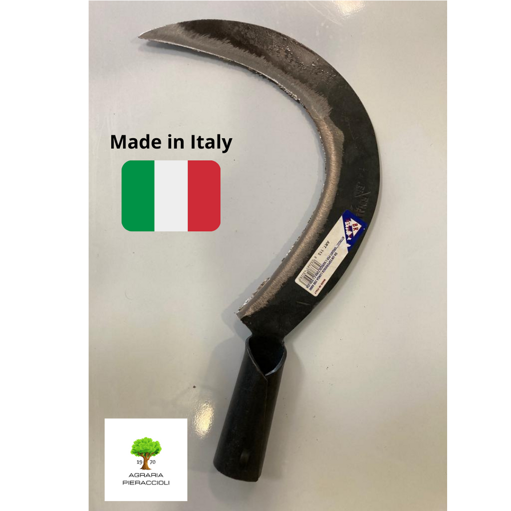 RONCOLA FALCE CON CANOLA TIPO SCANSANO RINALDI ART 113 LAMA IN ACCIAIO 29cm0