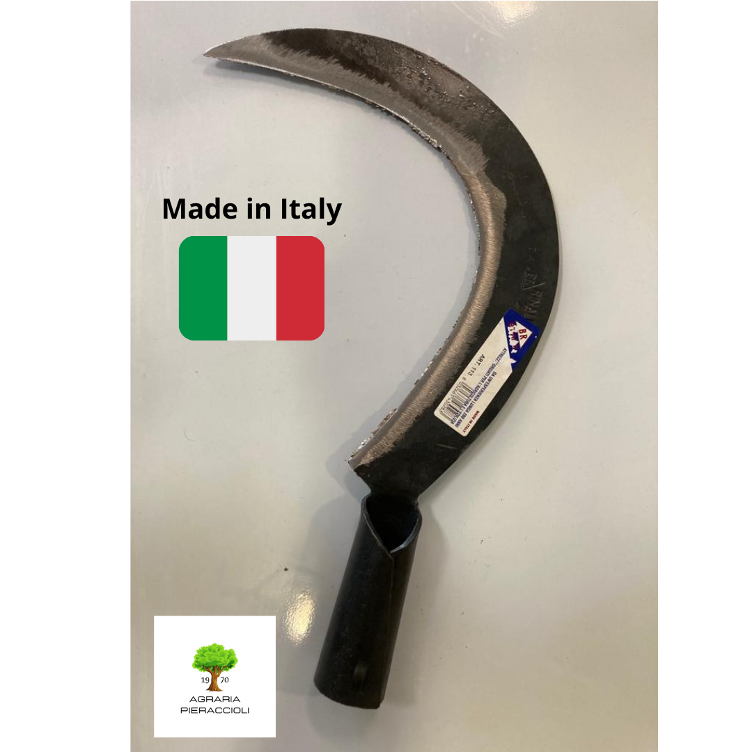RONCOLA FALCE CON CANOLA TIPO SCANSANO RINALDI ART 113 LAMA IN ACCIAIO 29cm0