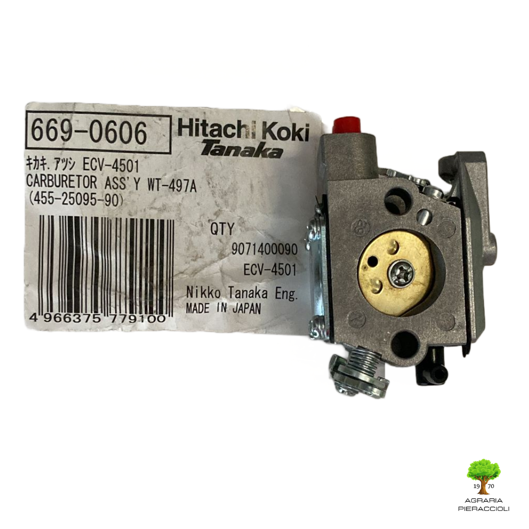 CARBURATORE ORIGINALE 6690606 MOTOSEGA HITACHI CS38EK CS45EL TANAKA ECV3801-45012