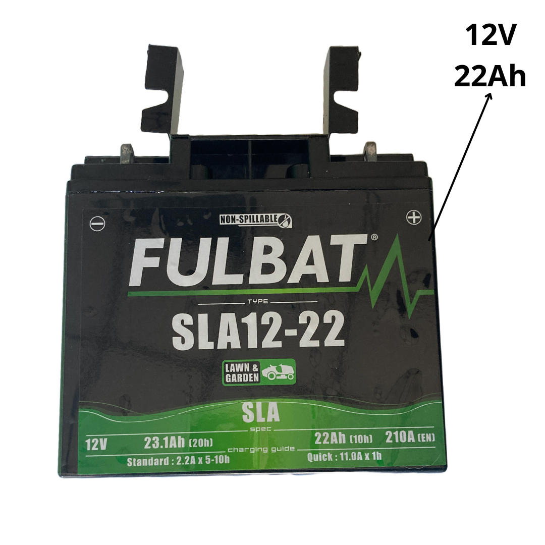 BATTERIA AGM PER AVVIAMENTO TRATTORINI 12Volt / 22Ah RICAMBIO FATTO IN EUROPA1