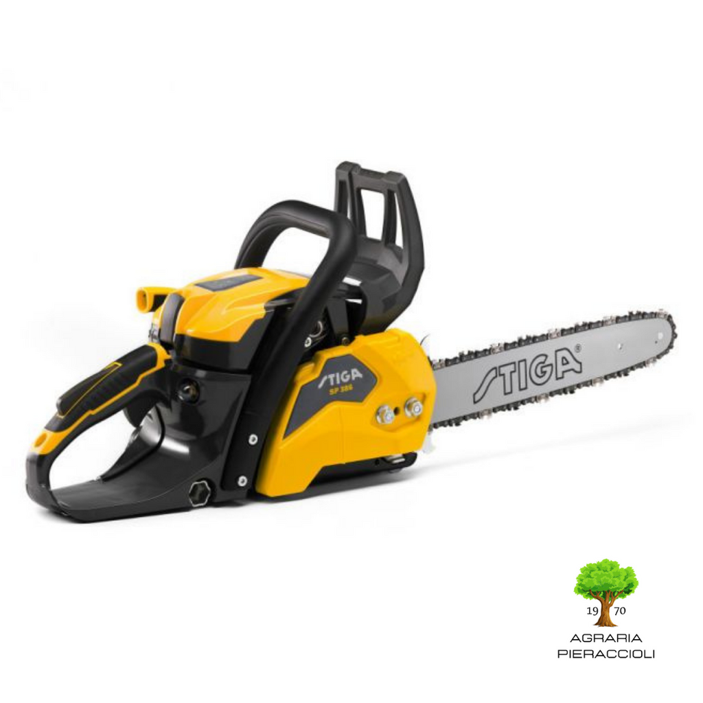 MOTOSEGA A SCOPPIO STIGA SP 386 38,5cc 1,6kW 38,5cc 1.6kW BARRA DI TAGLIO 35cm0
