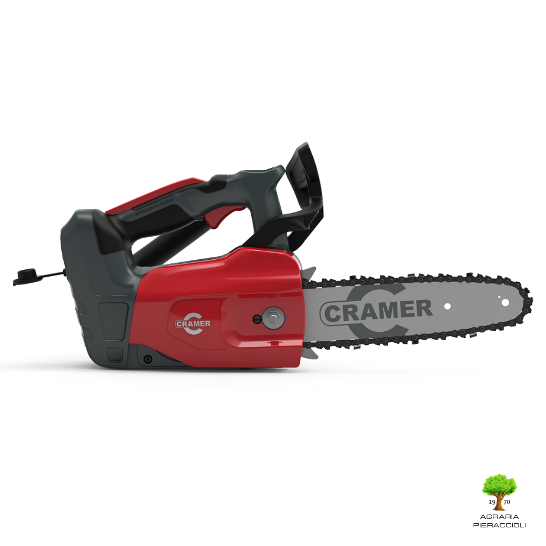 MOTOSEGA PROFESSIONALE 82V CRAMER 82TCS15 CON ZAINO E KIT BATTERIA 2,5Ah2