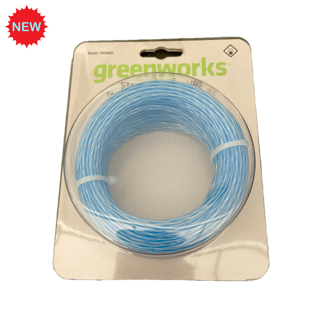GREENWORKS FILO TONDO Ø 2 mm 20MT DECESPUGLIATORE TAGLIABORDI ORIGINALE 29266071