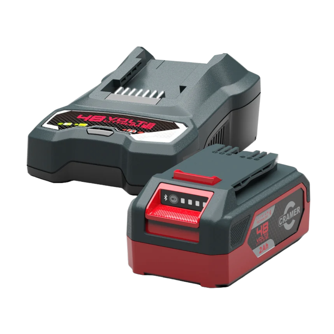 CRAMER 48V STARTER KIT BATTERIA 2Ah + CARICATORE 48SK96 COMPATIBILE LINEA 48V0