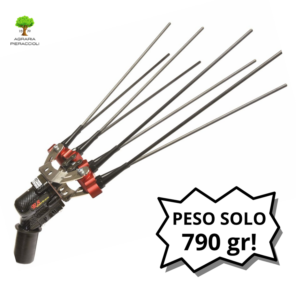 LISAM R8 CARBON SBATTITORE ABBACCHIATORE PETTINE PNEUMATICO RACCOLTA OLIVE 93911