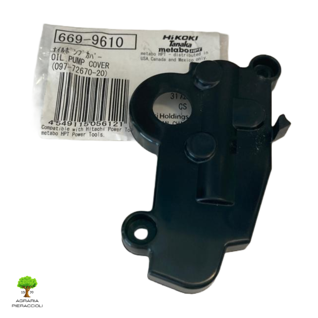 COPERCHIO ORIGINALE X POMPA OLIO HITACHI 6699610 MOTOSEGA CS33EDT (P)1