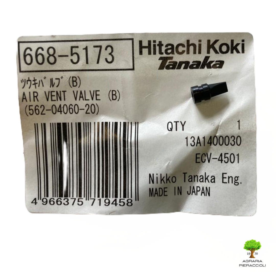 VALVOLA SFIATO ORIGINAL 6685173 MOTOSEGA HITACHI CS25EC S/SC TANAKA TCS2801 S/SC1