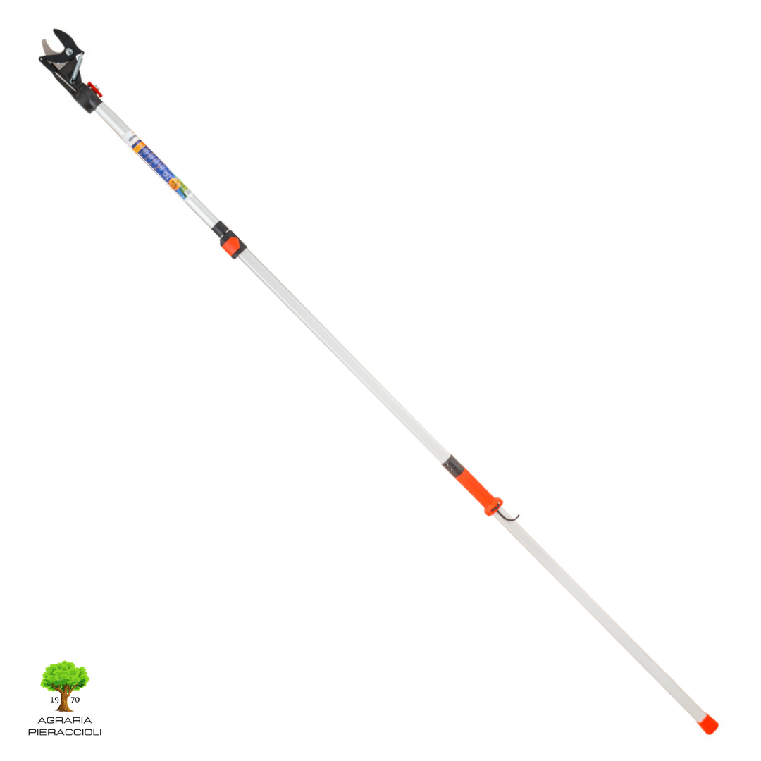 SVETTATOIO STOCKER 607 FORBICE AD ASTA LUNGA TELESCOPICA 230-400cm TESTA 180°1