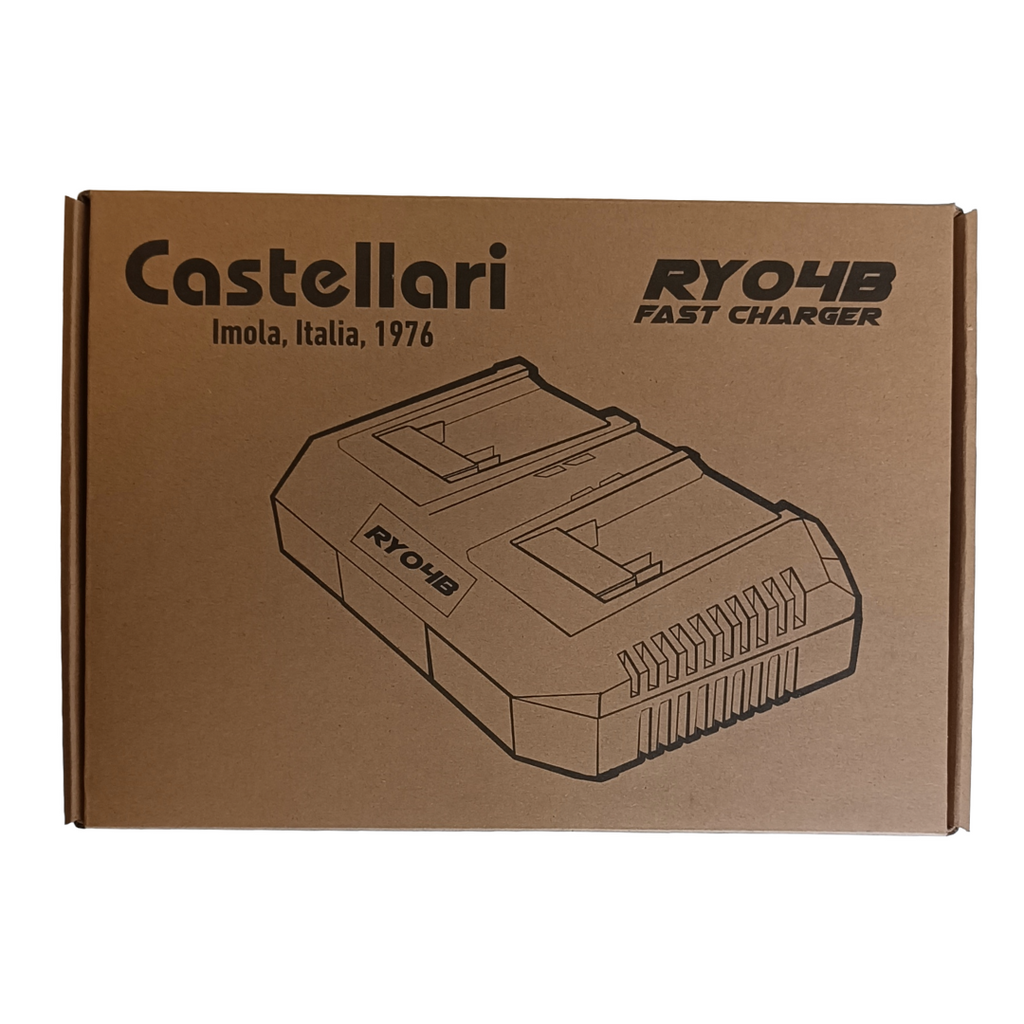 CASTELLARI CARICABATTERIE ORIGINALE RAPIDO 2 SLOT 18V 4AH  VERTIGO POTATORE SOFF3