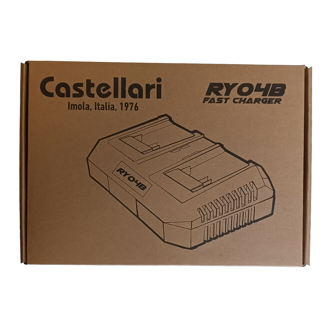 CASTELLARI CARICABATTERIE ORIGINALE RAPIDO 2 SLOT 18V 4AH  VERTIGO POTATORE SOFF3