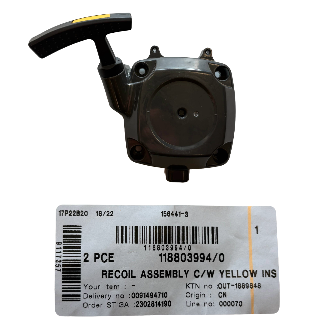 STIGA AVVIATORE AVVIAMENTO COMPLETO 118803994/0 DECESPUGLIATORE ABR B BC SBC XB0