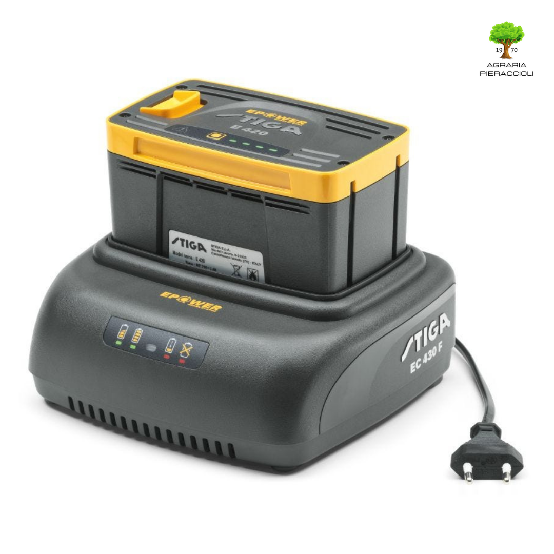 CARICABATTERIE RAPIDO STIGA EC 430 F 3Ah ePower PER BATTERIE 48V E420 E440 E4501